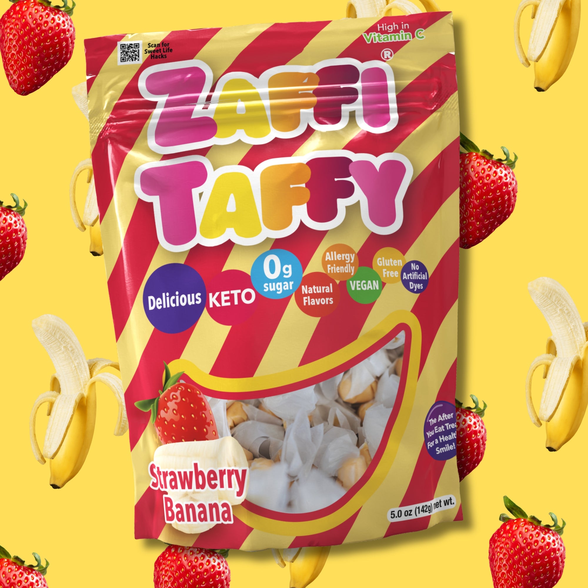 Strawberry Banana Taffy