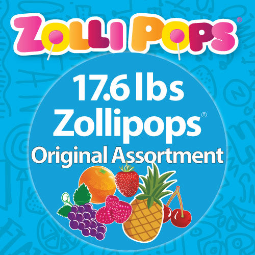 Bulk Zollipops® Original Assorted 17.6 lbs