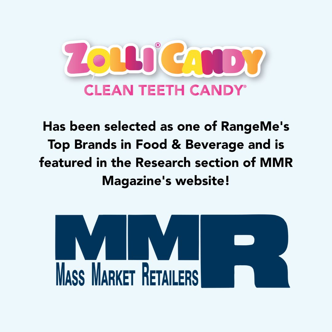 Zolli candy number 38 in rangeme's top brands in food and beverage.