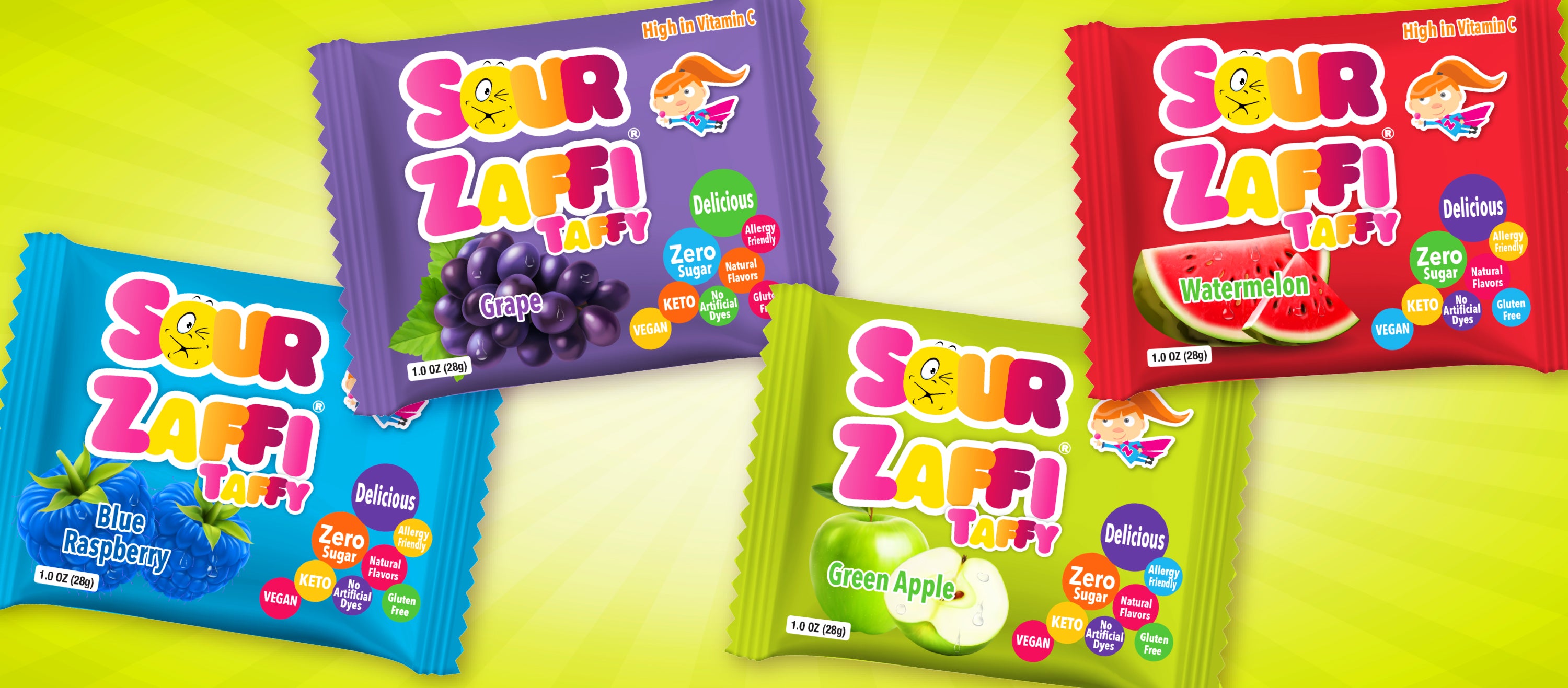 Sour Zaffi Taffy