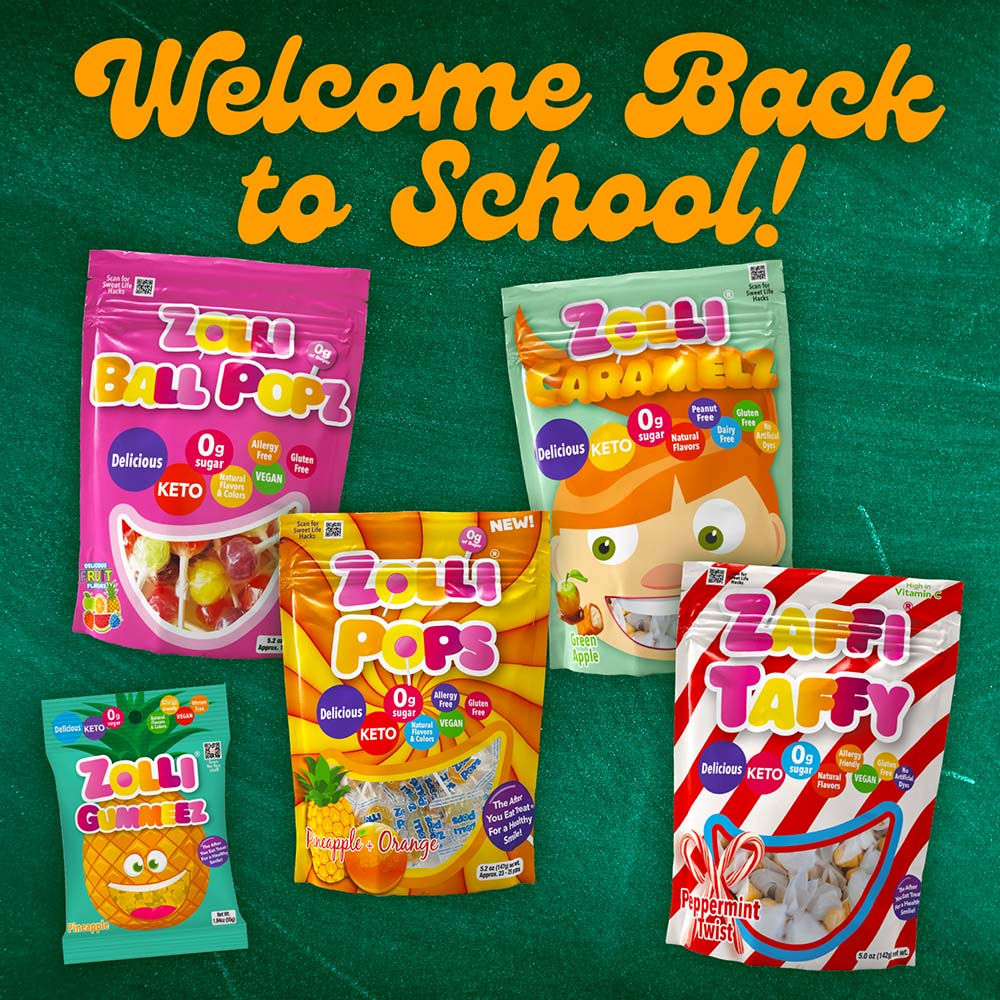 Welcome Back to School Shop Our Back to School Sugar Free Candy Collection