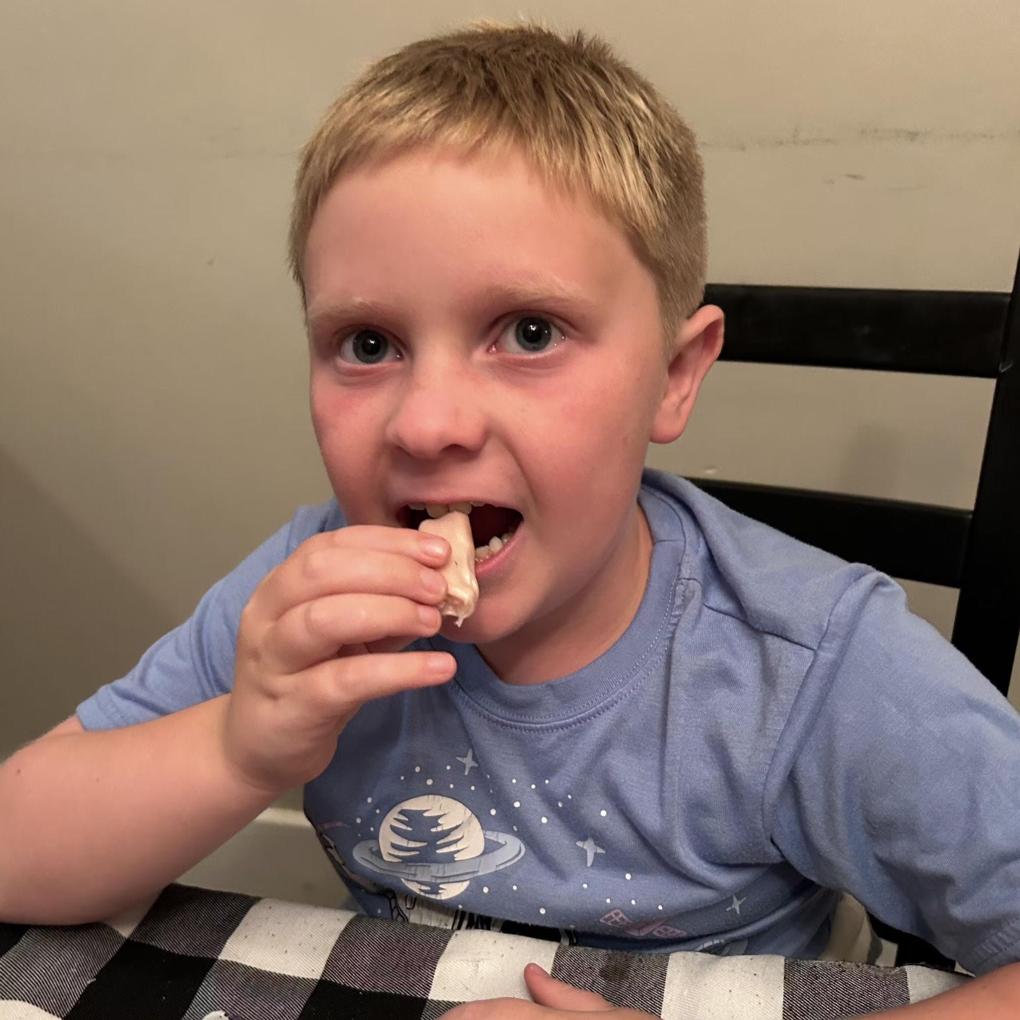 Boy with Sour Taffy