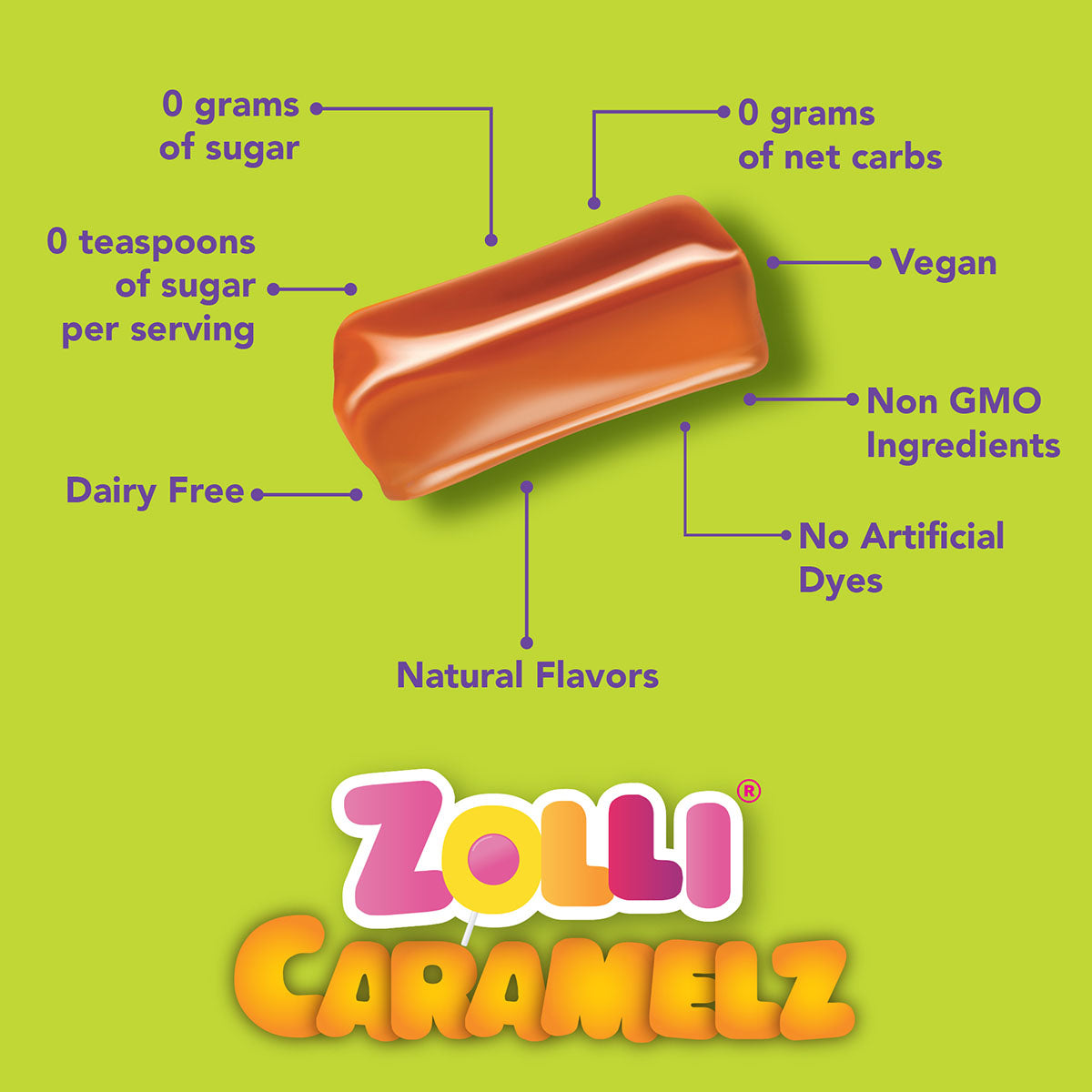 Zolli® Caramelz Green Apple 5 oz