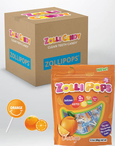 Zollipops Grape Clean Teeth Lollipops Case