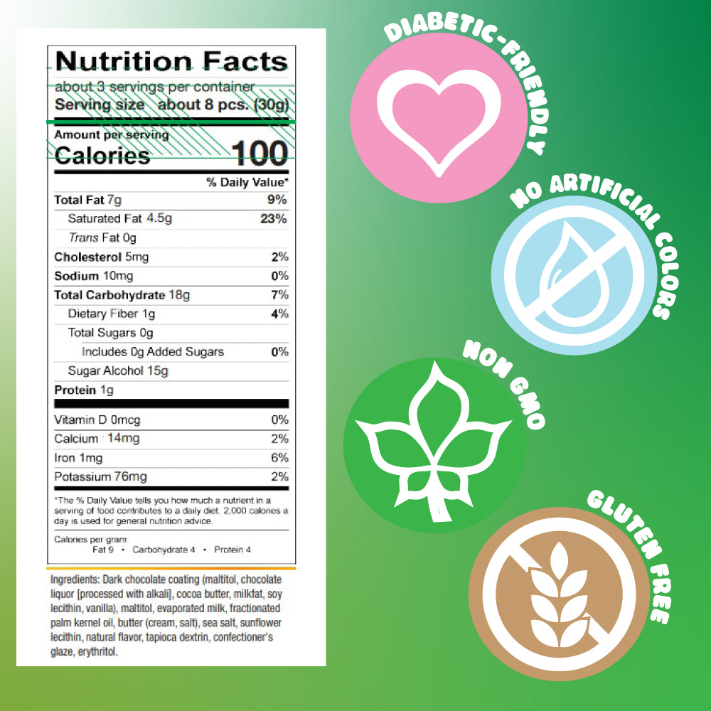 Zolli Chocolate Covered Caramelz Vegetarian Caramels Nutrition Facts