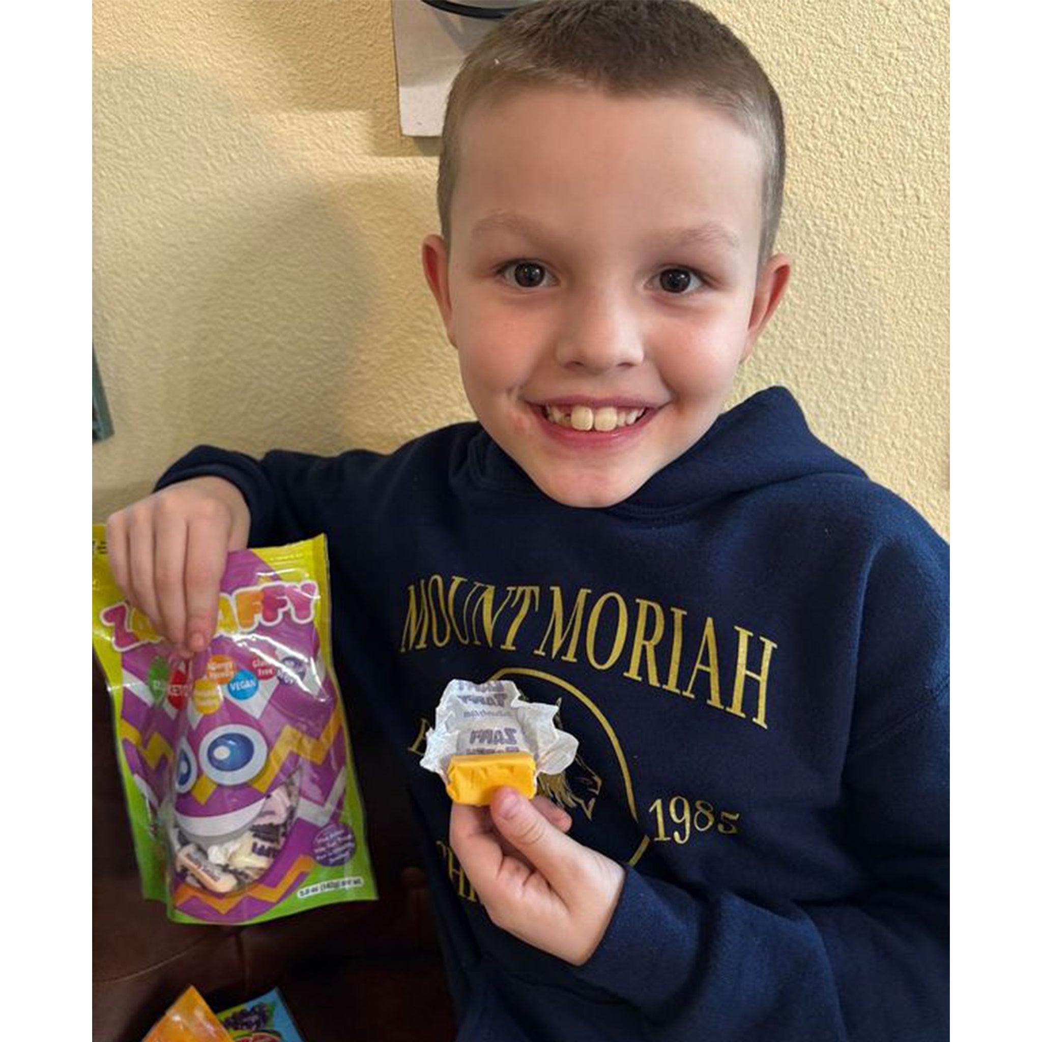 Easter Zaffi® Sugar Free Taffy Assorted Fruit 5oz Pouch – Zollicandy Easter Zaffi® Sugar Free Taffy Assorted Fruit 5oz Pouch – Zollicandy