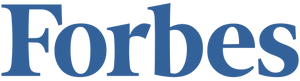 Forbes logo in blue text