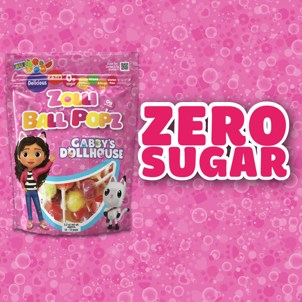 Gabby's Dollhouse Zolli Ball Popz have Zero Sugar