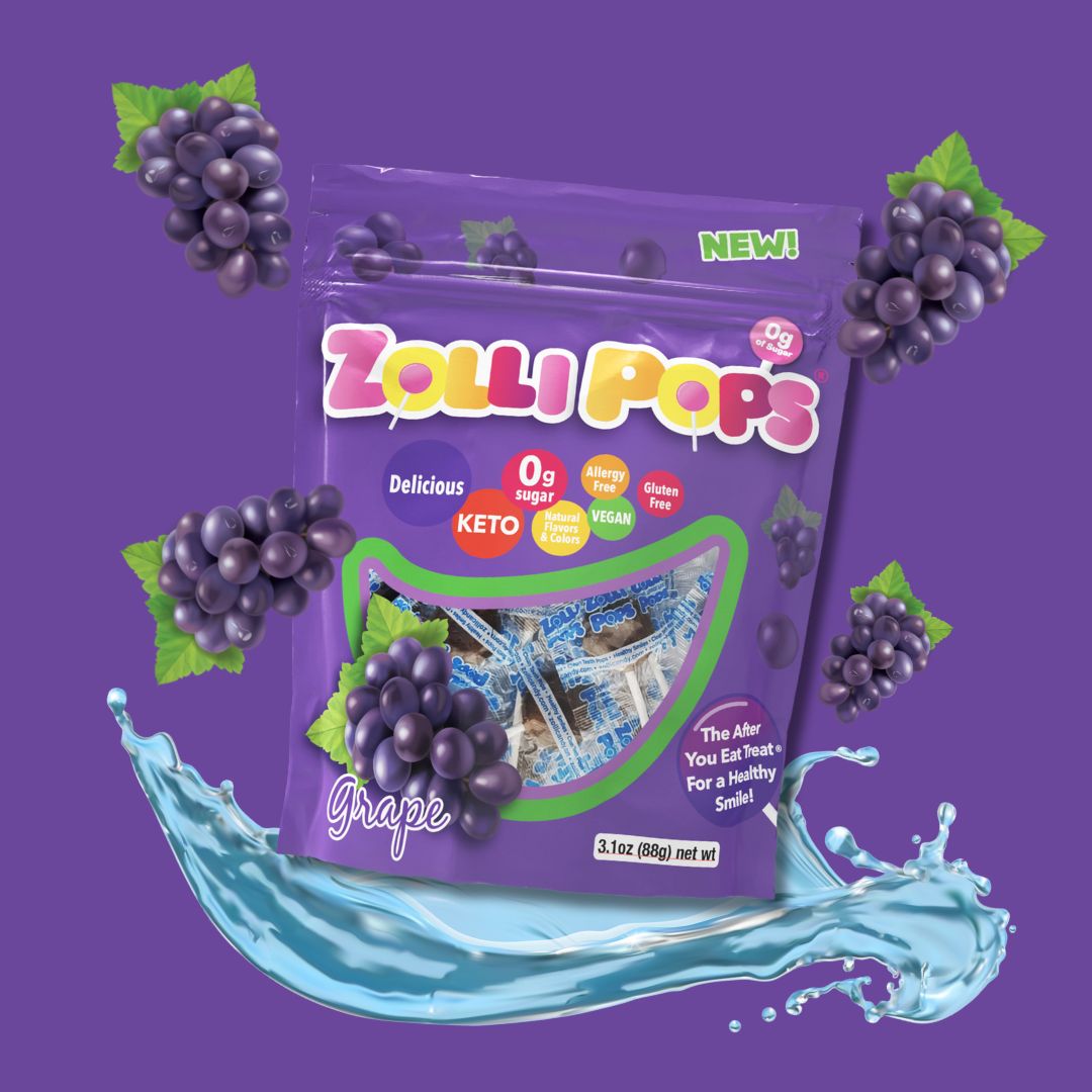 Delicious Grape Lollipops