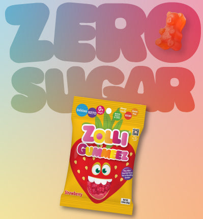 Zolli Strawberry Gummeez have Zero Sugar