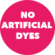 No artificial dyes