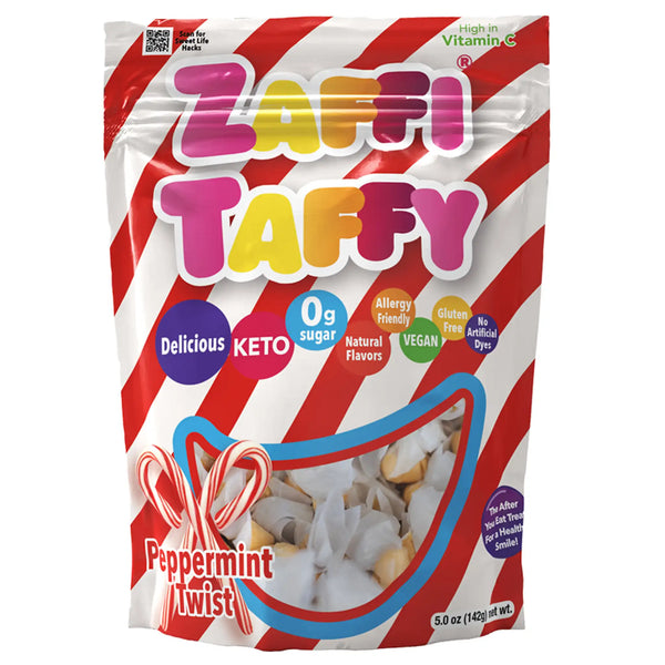 Zaffi® Taffy Sugar Free Taffy Peppermint Twist 5oz – Zollicandy