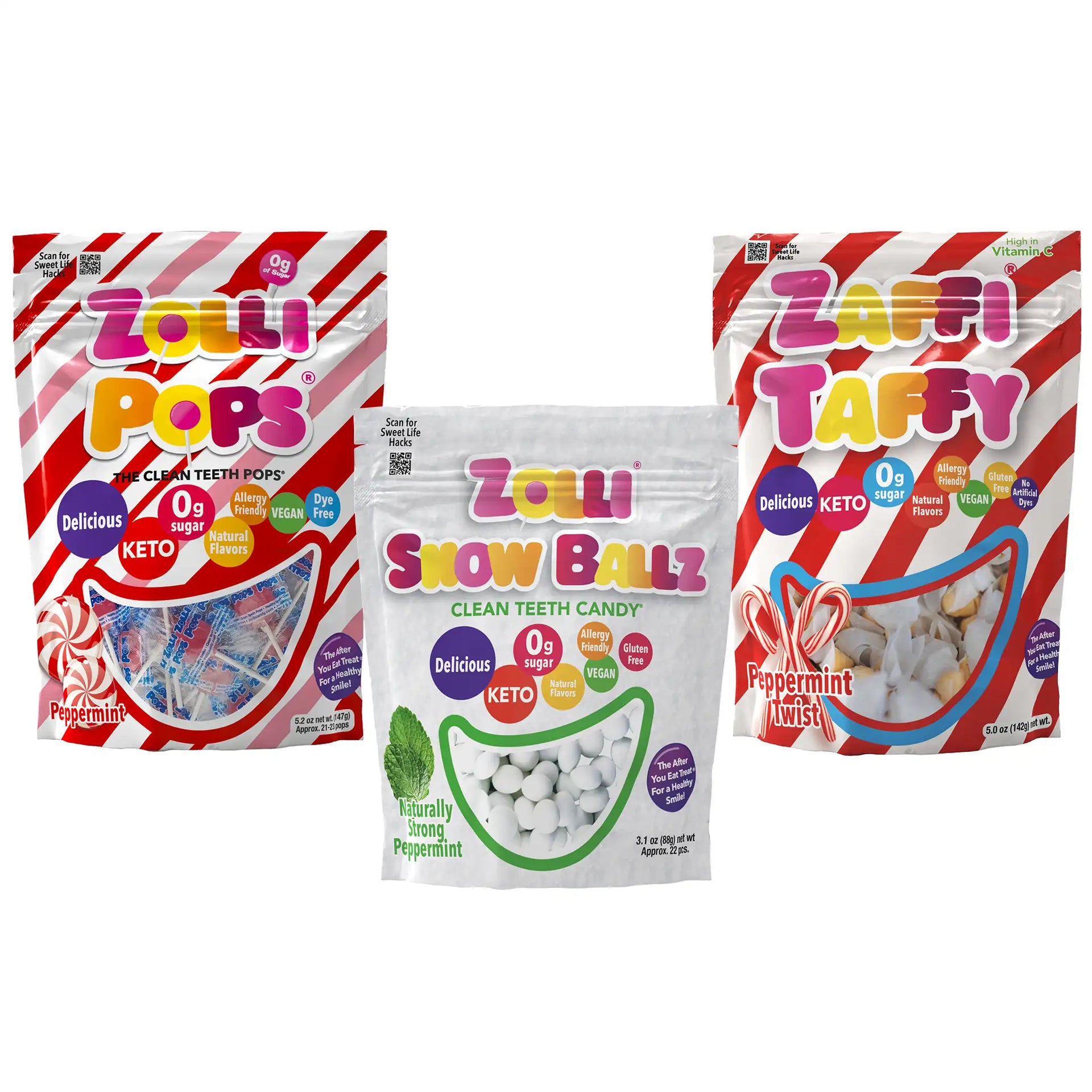 Holiday Zolli® Sugar Free Candy Mint Bundle – Zollicandy