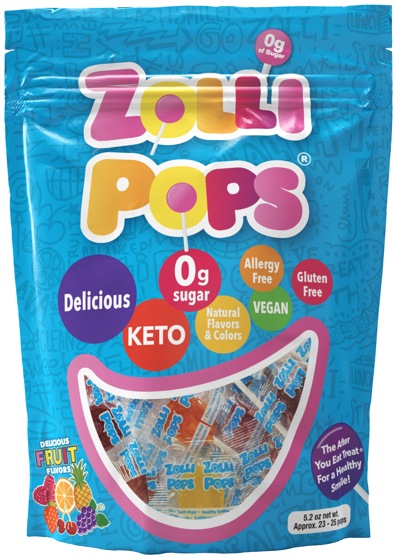 Zollipops 5.2 oz bag front