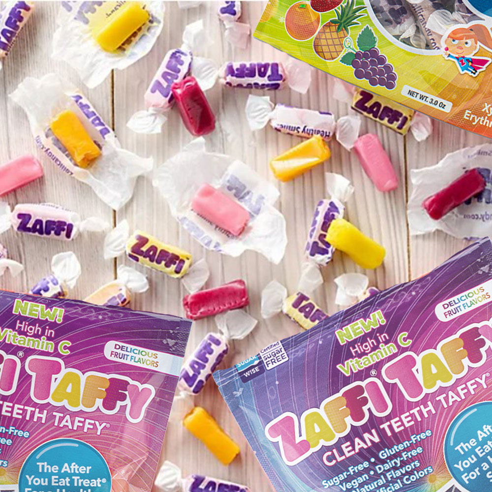 Zaffy Taffy tastes great and keeps you smiling.