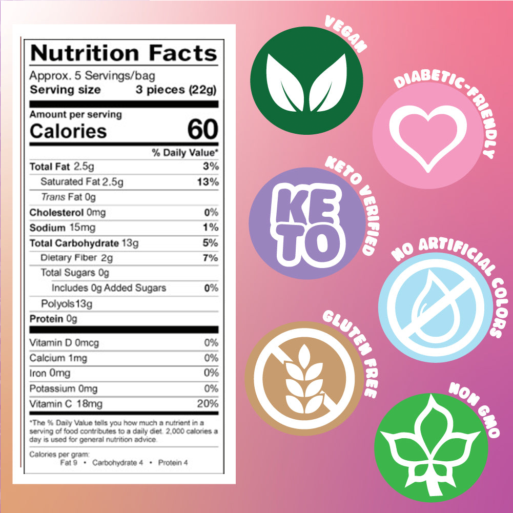 Zaffi Taffy Nutrition Facts