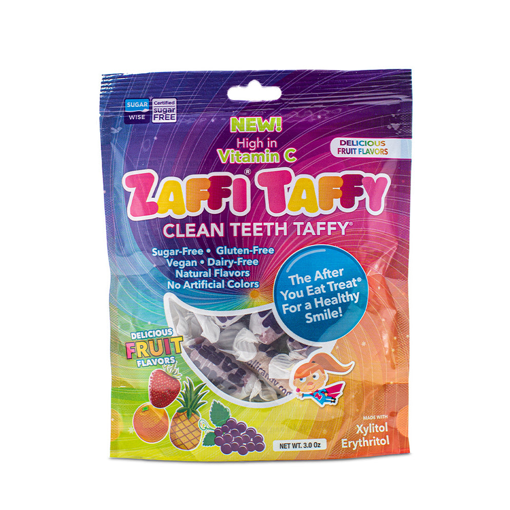 Zaffi® Taffy Assorted Fruit 5oz Bag - 6 pack