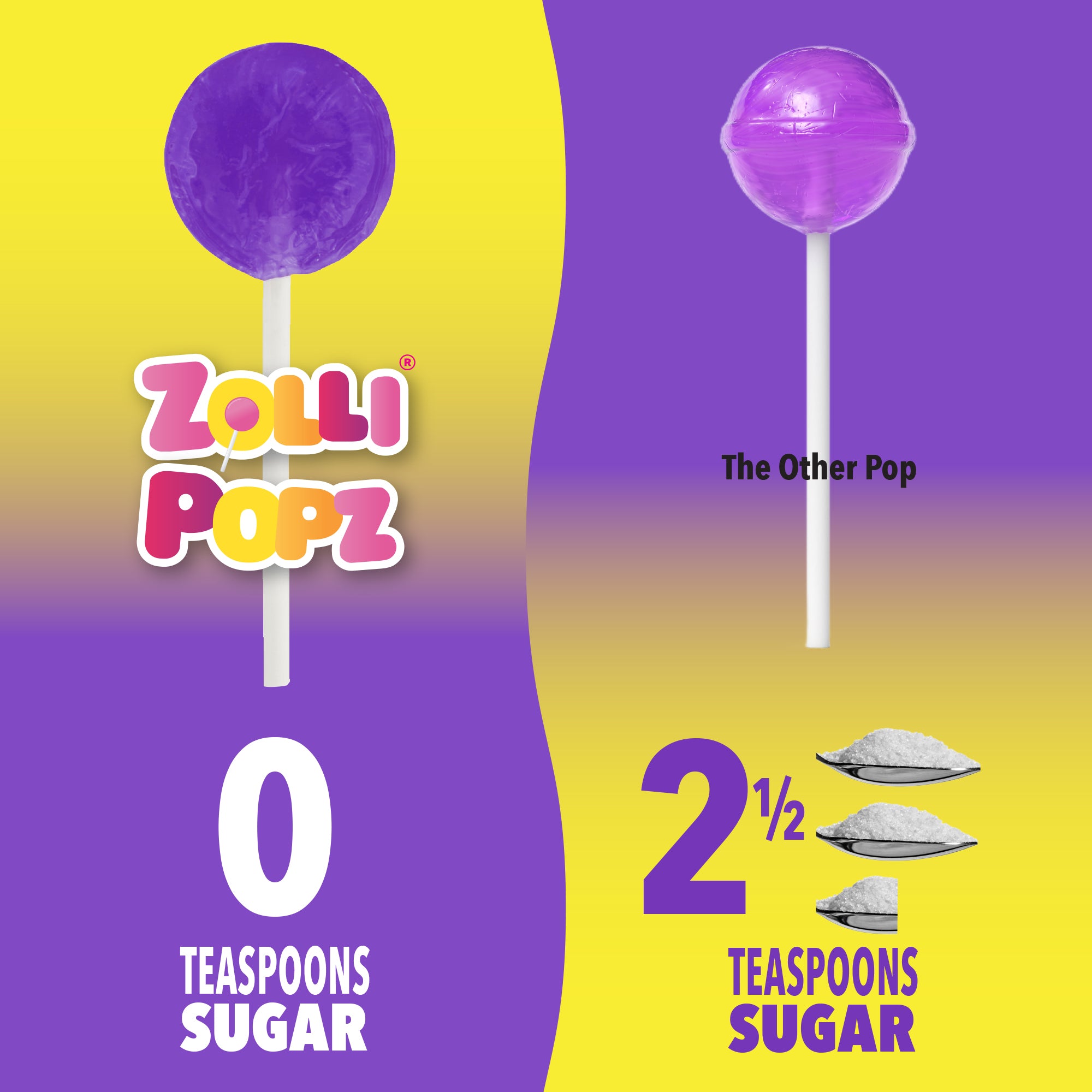 Other pops can’t compete with zero sugar zollipops.