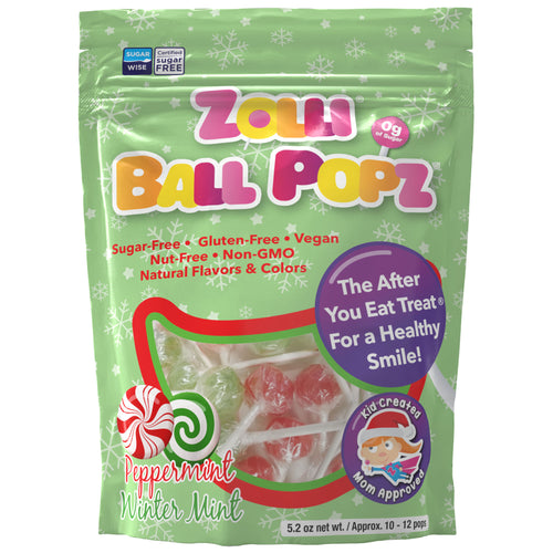 Sugar Free Mint Ball Lollipops