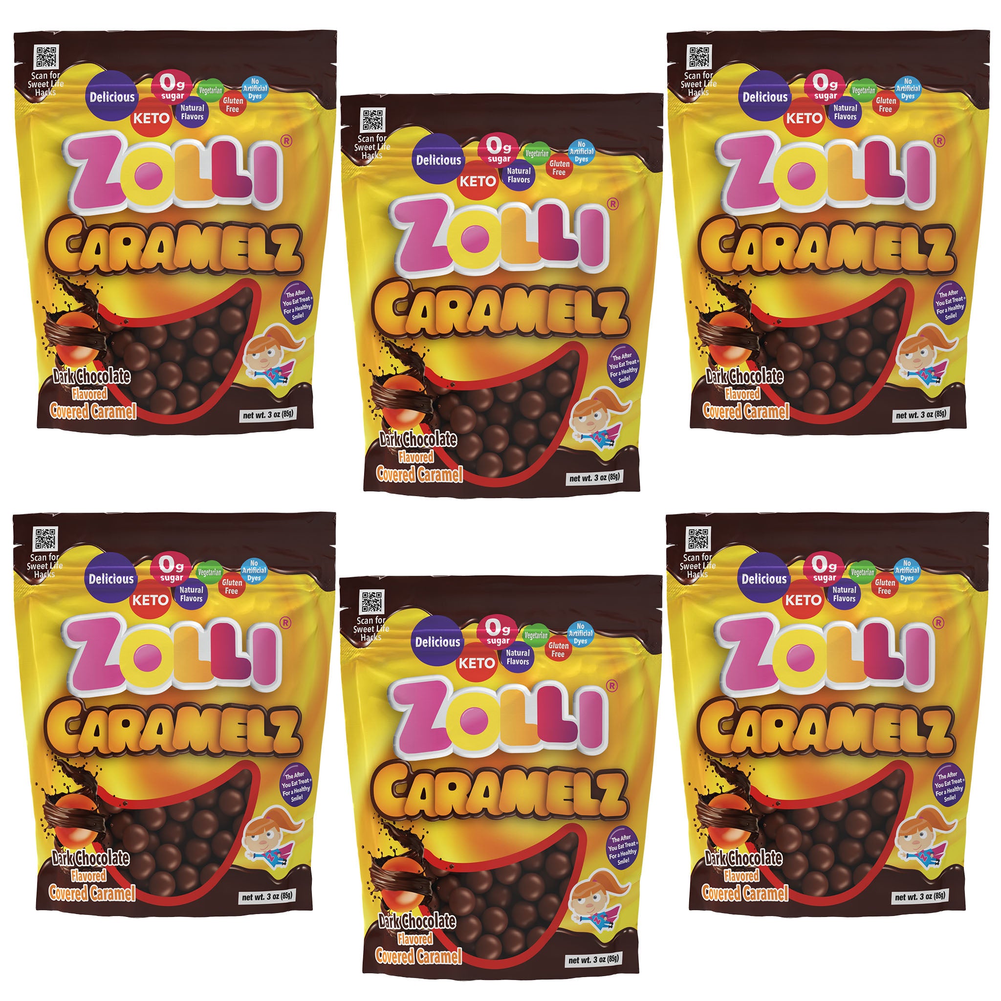 Zolli Dark Chocolate covered caramels