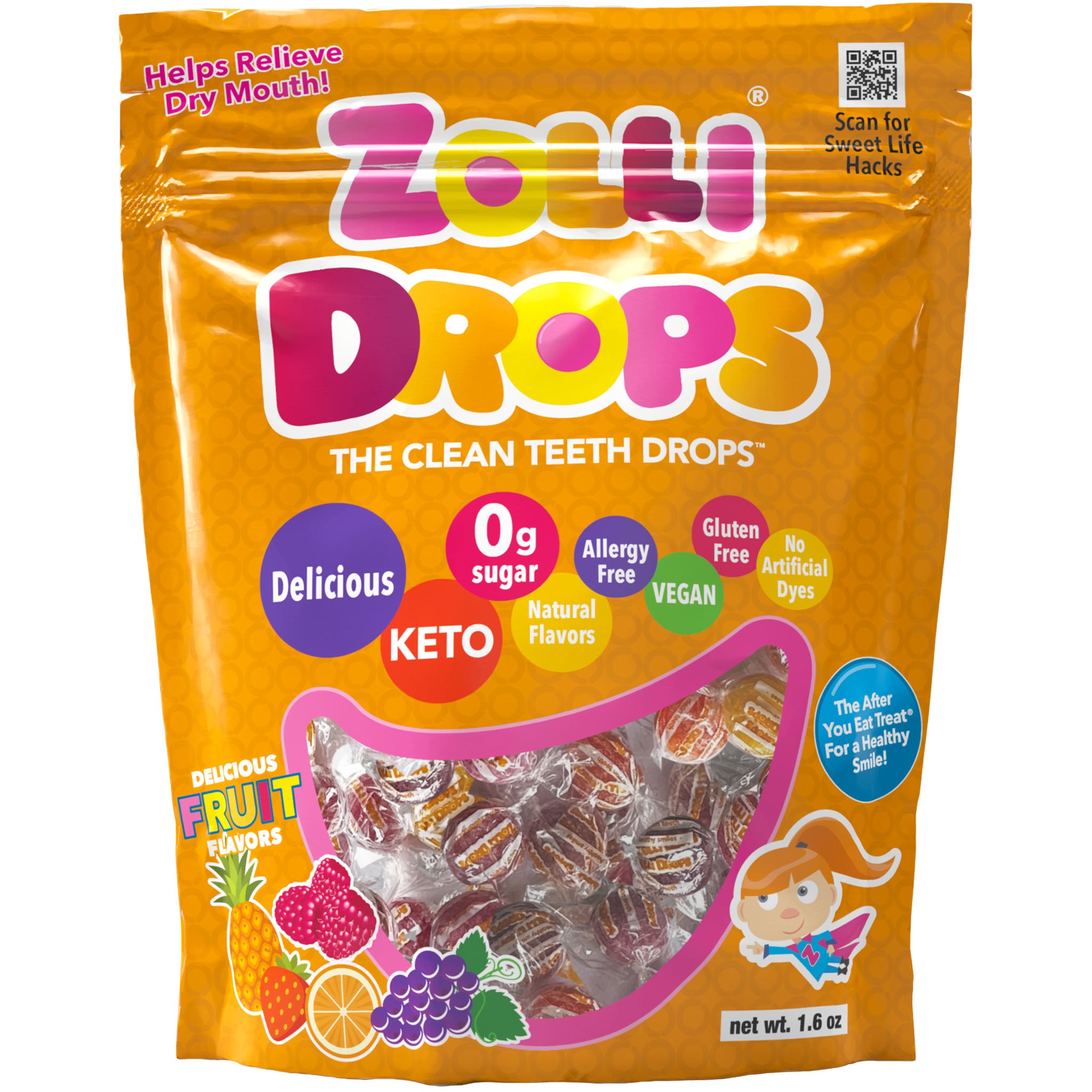 Zolli fruit drops bag.