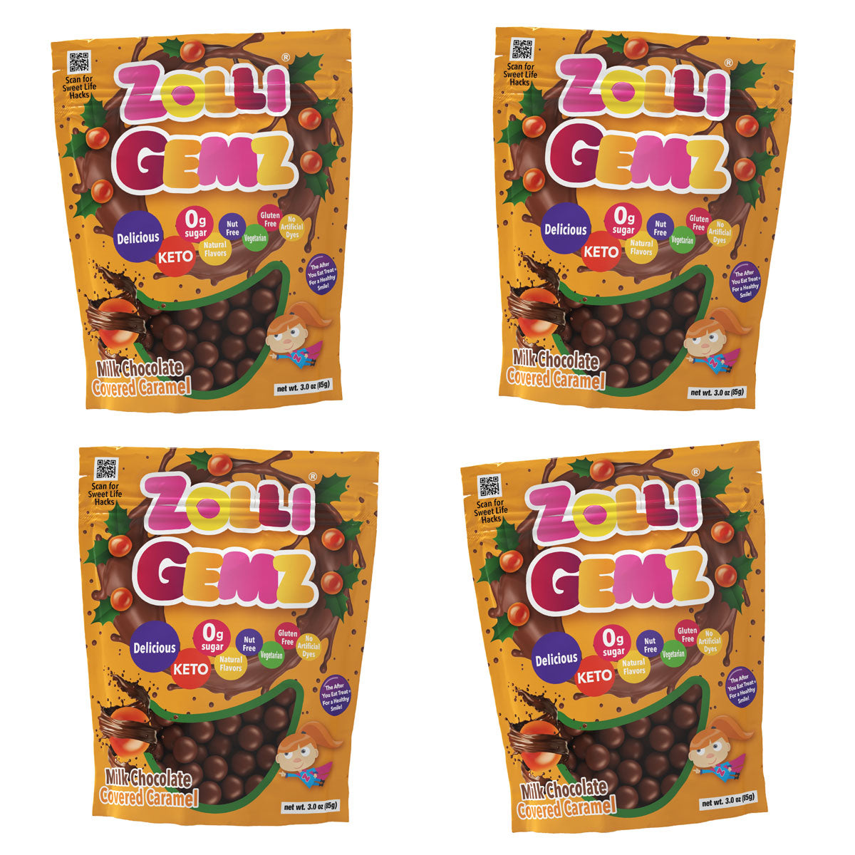 Zolli Milk Chocolate Gemz- Buy 3 Get 1 Free