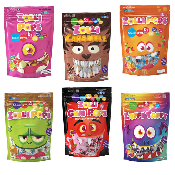 Halloween Zolli® Sugar Free Halloween 6 Bags – Zollicandy