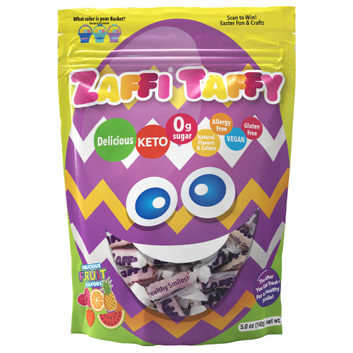 Easter Zaffy Taffy 5.2oz pack in Fruit Assortment of flavors.