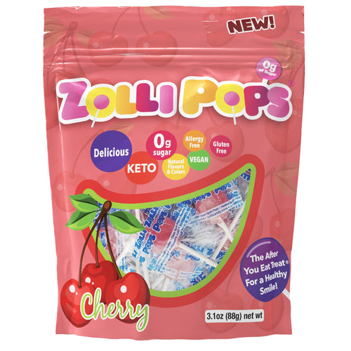 Sugar Free Cherry Lollipops 3.1 oz.