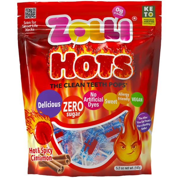 Zolli Hots - Zollipops Cinnamon 5.2 oz - Limited Edition April