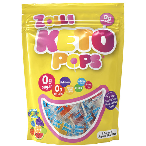 Zolli Keto Lollipops in assorted fruit flavors