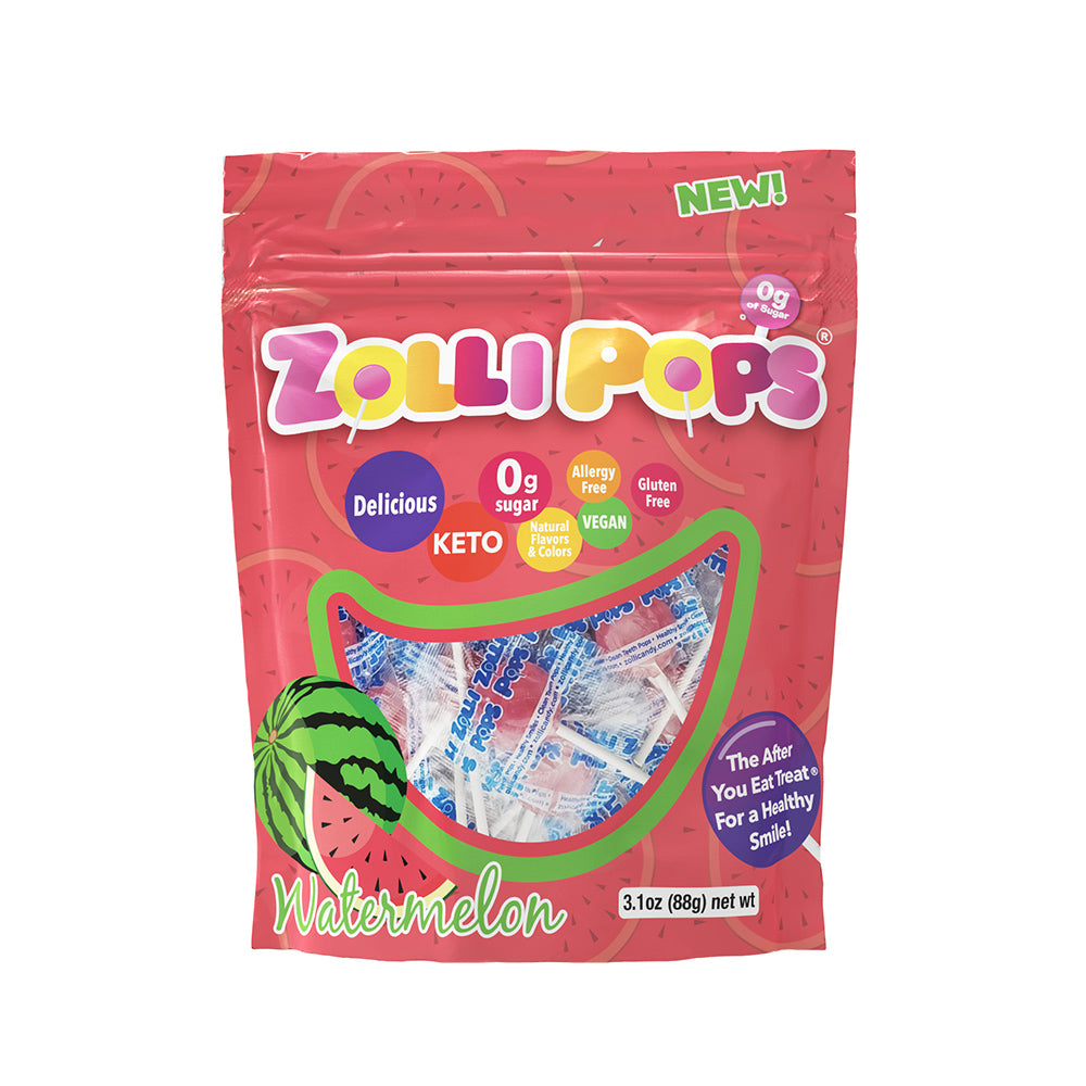 Zollipops® Watermelon 3.1oz Bag