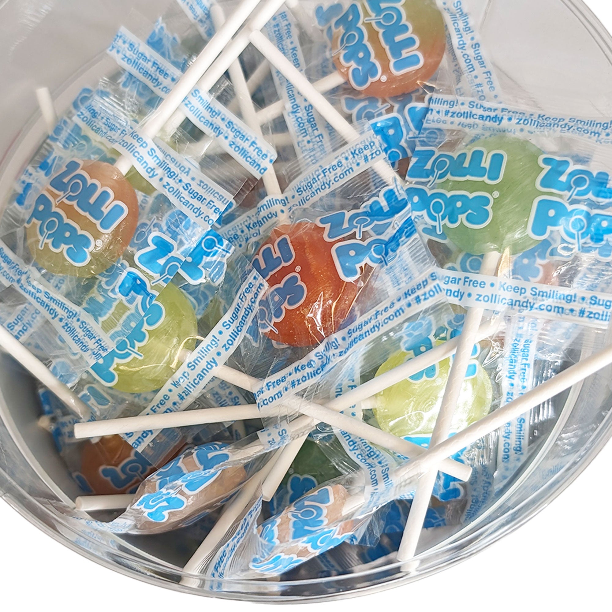 Zollipops Original "Clean Teeth Candy". 1 LB Tub.