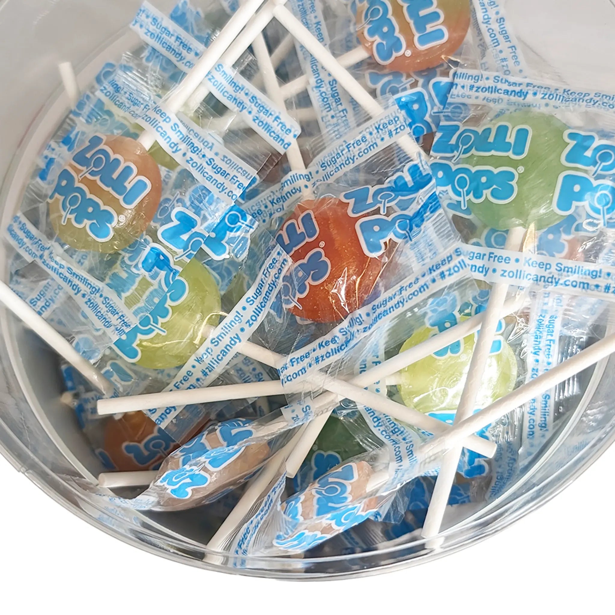 Zollipops Original "Clean Teeth Candy". 1 LB Tub.