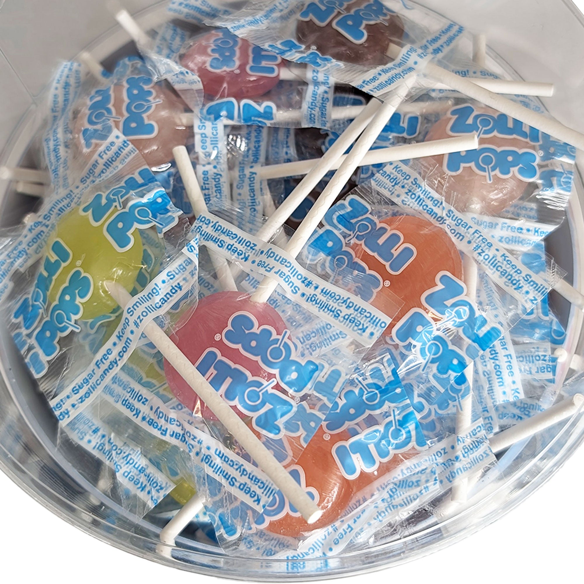 Zollipops Original "Clean Teeth Candy". 1 LB Tub.