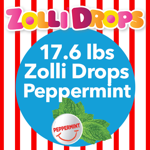 Bulk Zolli® Drops Peppermint 17.6 lbs