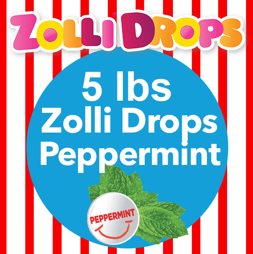 Bulk Zolli® Drops Peppermint 5 lbs. Clean Teeth Hard Candy