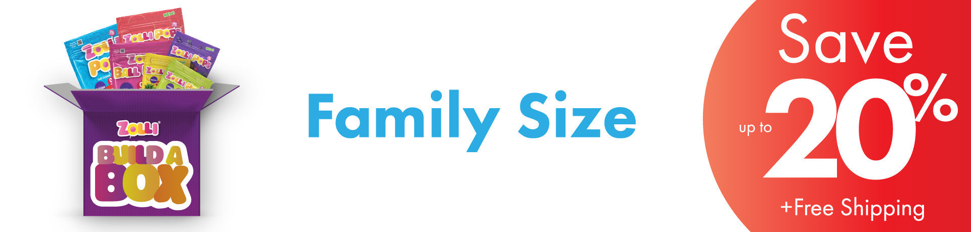 Family Size Build a Box Banner.