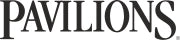 Text 'Pavilions' on a black background