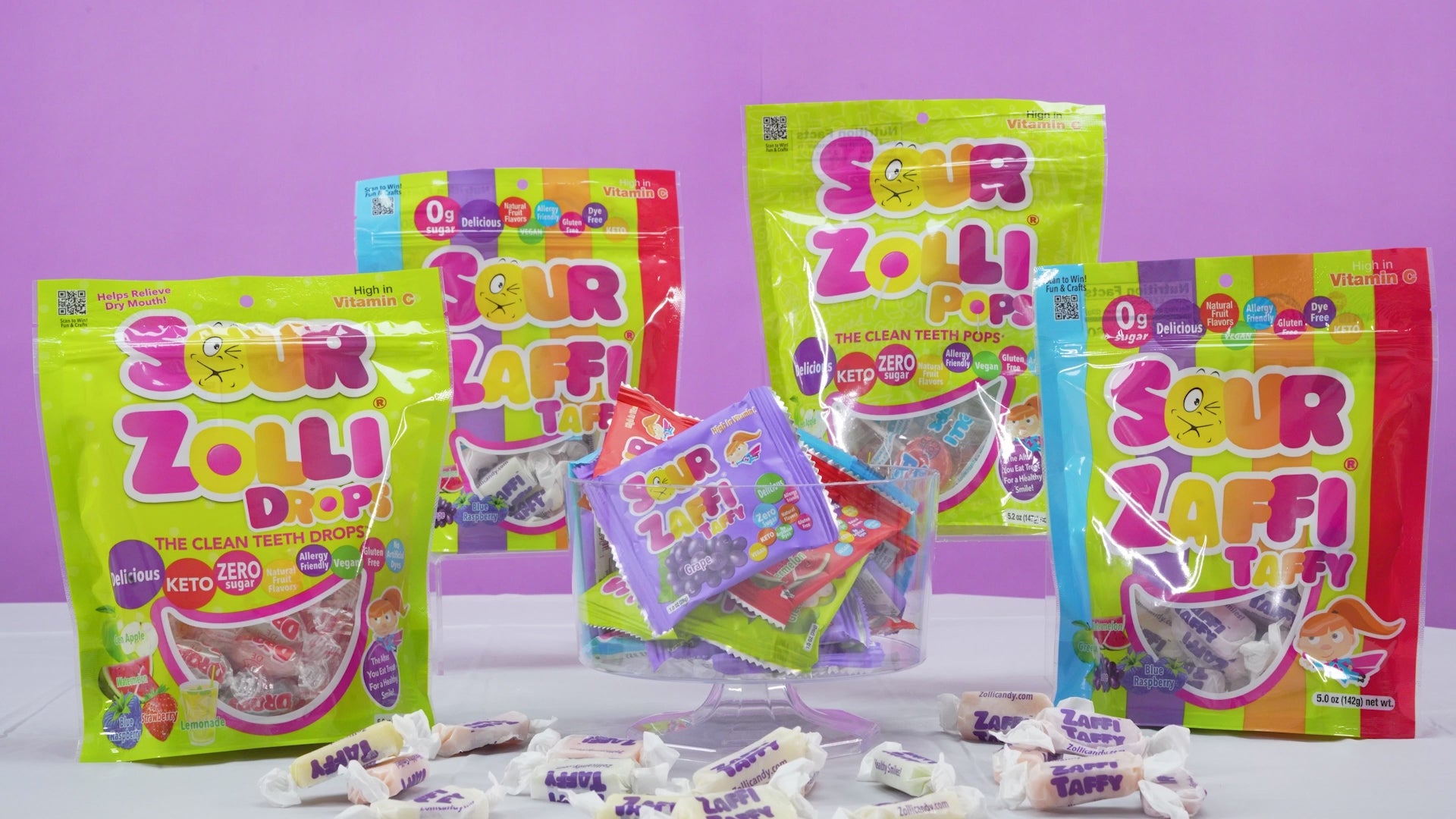 Zolli Candy sour flavors collection