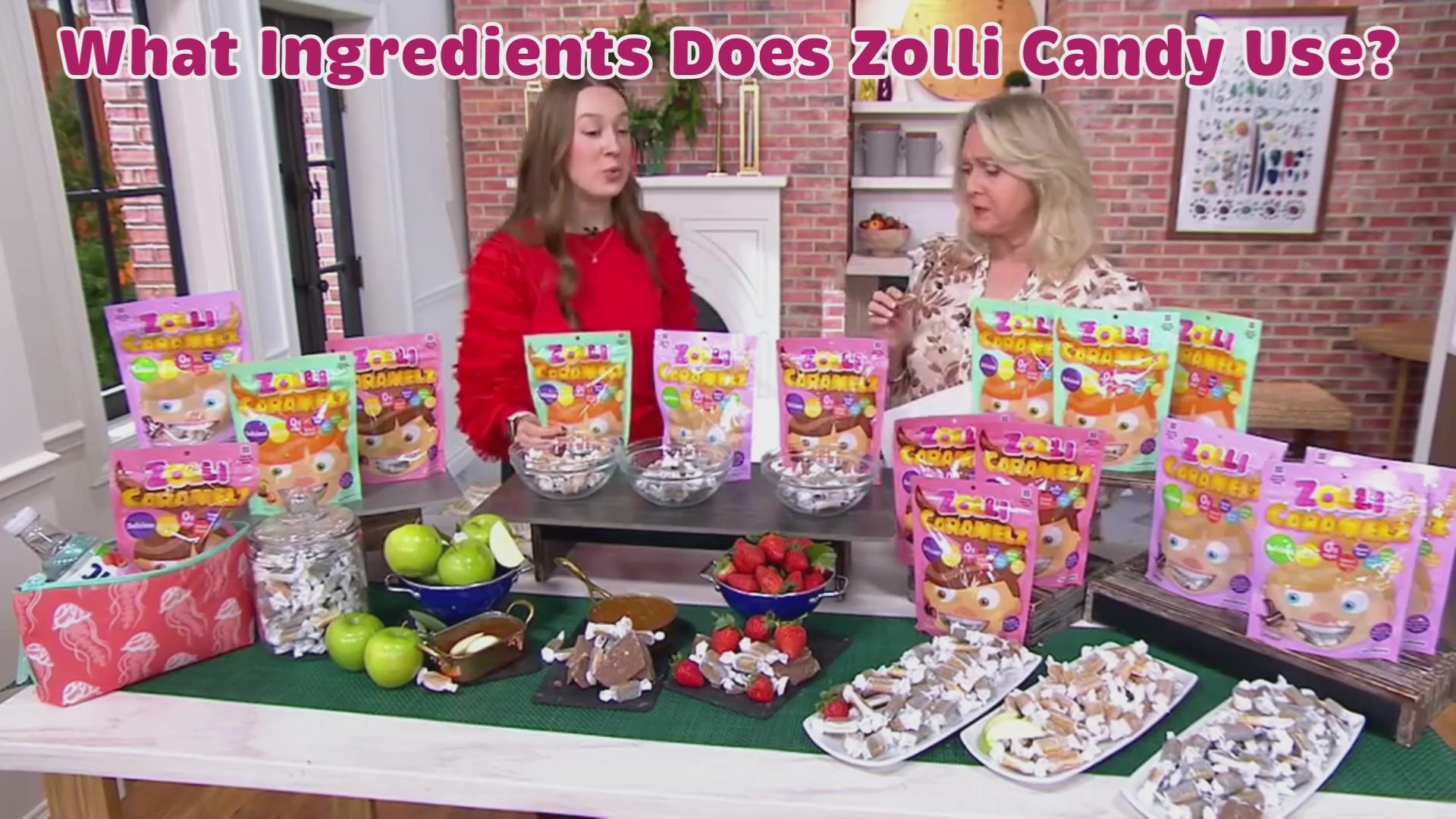 The visuals in this video only support what is spoken about Zolli Candy ingredients.