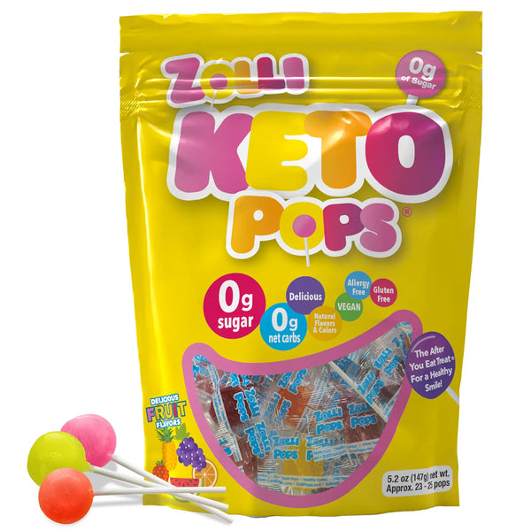 Zollipops Sugar-Free Lollipops – Keto Tooth-Friendly Candy