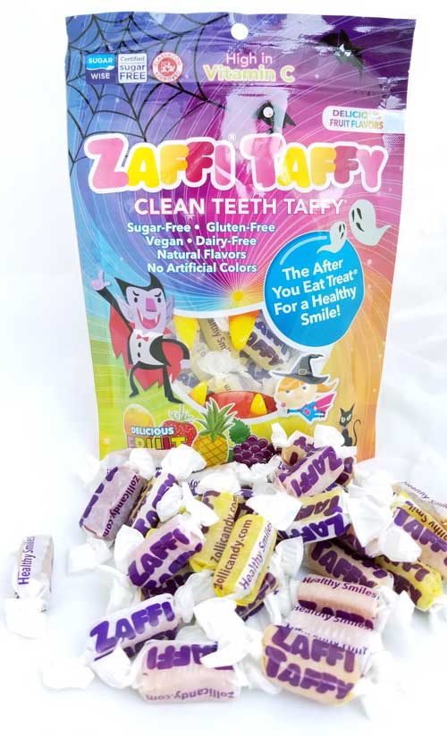 Zaffi Taffy tastes great and keeps you smiling.