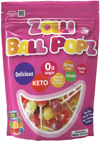 Zolli Ball Popz Assorted Fruit 5.2oz